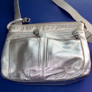 Brighton Silver Crossbody Bag
